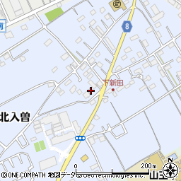 埼玉県狭山市北入曽617周辺の地図