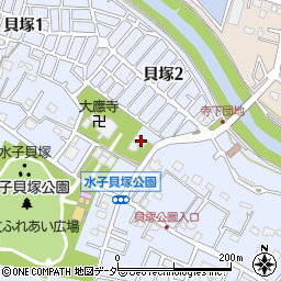 埼玉県富士見市水子1762周辺の地図