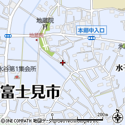 埼玉県富士見市水子681周辺の地図