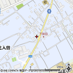 埼玉県狭山市北入曽622-3周辺の地図