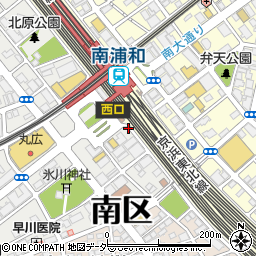 リパーク南浦和駅前第２駐車場周辺の地図