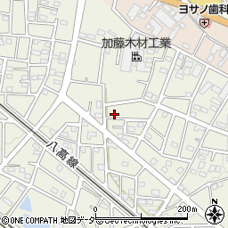 埼玉県飯能市笠縫390-7周辺の地図