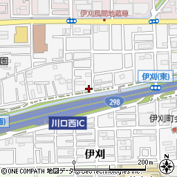 埼玉県川口市伊刈1110周辺の地図