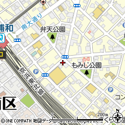 ドコモショップ　南浦和店周辺の地図
