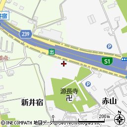 埼玉県川口市赤山1261周辺の地図