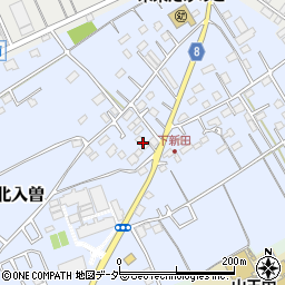 埼玉県狭山市北入曽622-8周辺の地図