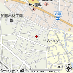 埼玉県飯能市笠縫360-5周辺の地図