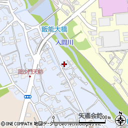 埼玉県飯能市矢颪127-6周辺の地図