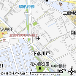 埼玉県三郷市駒形282周辺の地図