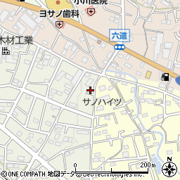 埼玉県飯能市笠縫353-5周辺の地図
