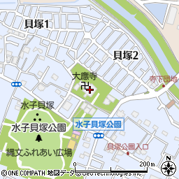 埼玉県富士見市水子1765周辺の地図