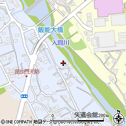 埼玉県飯能市矢颪127-5周辺の地図