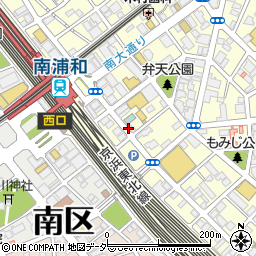 焼肉ぱんち 南浦和本店周辺の地図