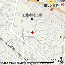 埼玉県飯能市笠縫393周辺の地図