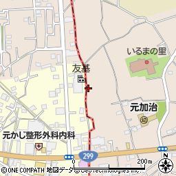 埼玉県入間市野田1610周辺の地図