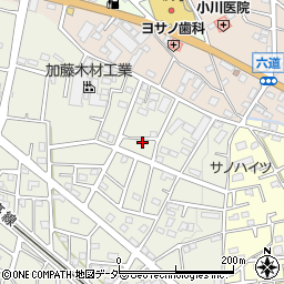 埼玉県飯能市笠縫397-2周辺の地図