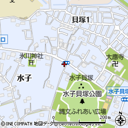 埼玉県富士見市水子1423周辺の地図
