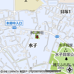 埼玉県富士見市水子1399周辺の地図