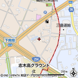 埼玉県富士見市下南畑2434周辺の地図