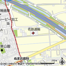 名鉄運輸株式会社　八潮支店周辺の地図