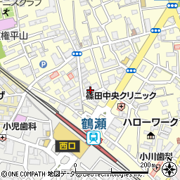 アコレ　鶴瀬駅東口店周辺の地図