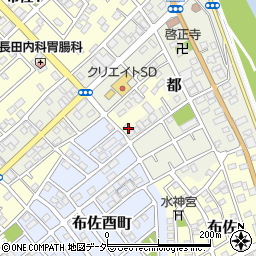 千葉県我孫子市布佐2286-1周辺の地図