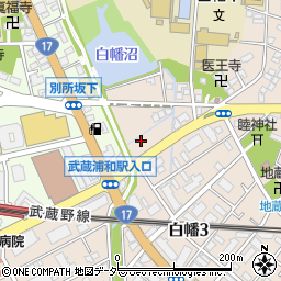 東京電力パワーグリッド白幡変電所周辺の地図