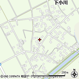 千葉県香取市下小川524周辺の地図