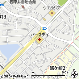 バースデイ西平井店周辺の地図