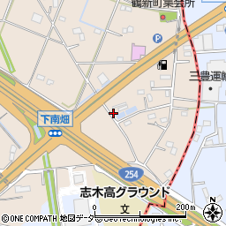 埼玉県富士見市下南畑2463周辺の地図