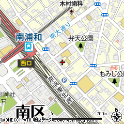 ホテルニュー埼玉周辺の地図