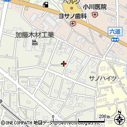 埼玉県飯能市笠縫400-1周辺の地図
