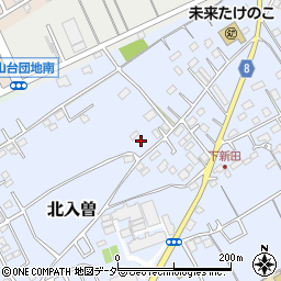 埼玉県狭山市北入曽606周辺の地図