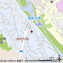 埼玉県飯能市矢颪124周辺の地図