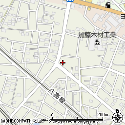 埼玉県飯能市笠縫411-2周辺の地図