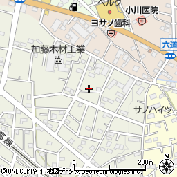 埼玉県飯能市笠縫398-2周辺の地図