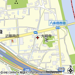 埼玉県八潮市八條3882周辺の地図