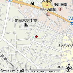 埼玉県飯能市笠縫398-1周辺の地図