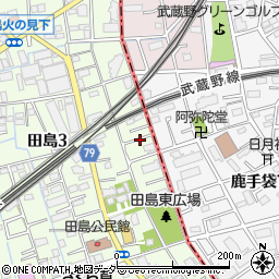 埼玉県さいたま市桜区田島3丁目30周辺の地図