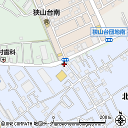 埼玉県狭山市入間川1486-1周辺の地図