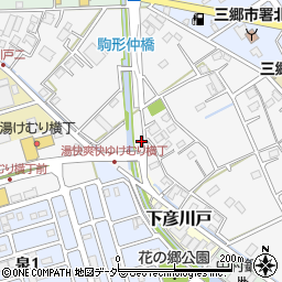 埼玉県三郷市駒形288周辺の地図