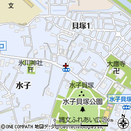 埼玉県富士見市水子1424周辺の地図