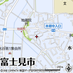 埼玉県富士見市水子635周辺の地図