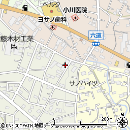 埼玉県飯能市笠縫354-1周辺の地図