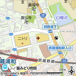 臨海セミナー　武蔵浦和校周辺の地図