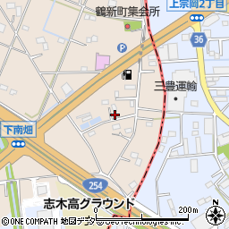 埼玉県富士見市下南畑2439周辺の地図
