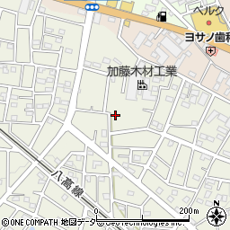 埼玉県飯能市笠縫406-7周辺の地図