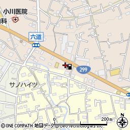 コスモ石油販売株式会社　埼玉カンパニーセルフ＆カーケアステーション飯能周辺の地図