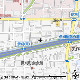 埼玉県川口市伊刈163-1周辺の地図