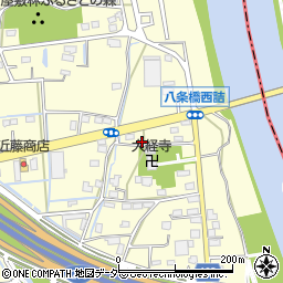 埼玉県八潮市八條3884-5周辺の地図